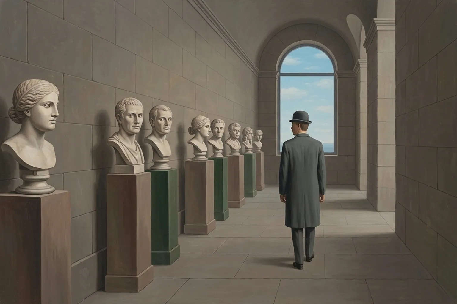 A surrealist painted emblem of the dream symbol Being Watched.