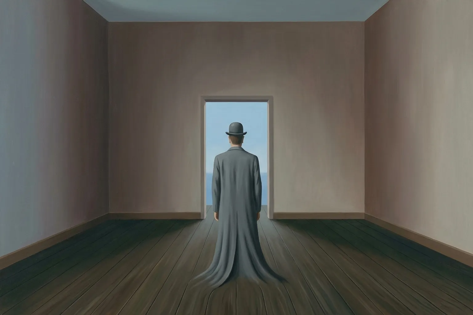 A surrealist painted emblem of the dream symbol Paralysis.